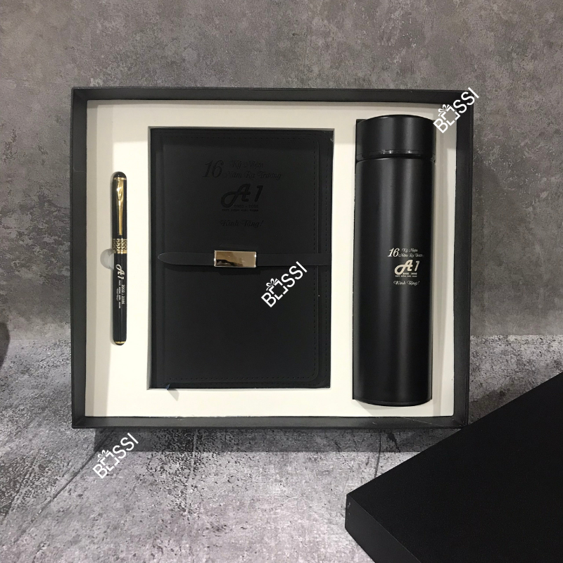 Bộ giftset 3 món khắc lazer logo