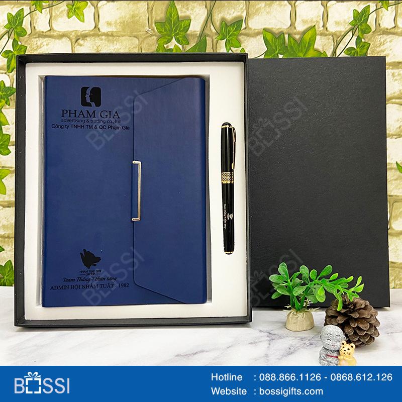Giftset 2 sản phẩm sổ bút - Quà tặng Phạm Gia - QUÀ TẶNG DOANH NGHIỆP - BOSSIGIFT