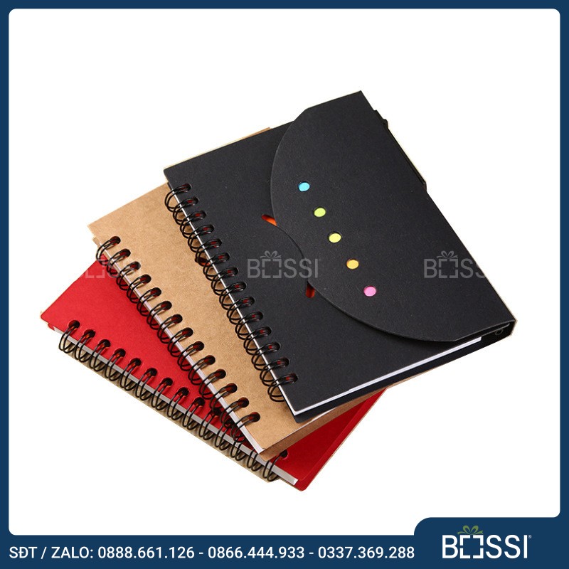 Sổ bìa giấy gáy lò xo BG05 – Món quà doanh nghiệp kết nối thành công