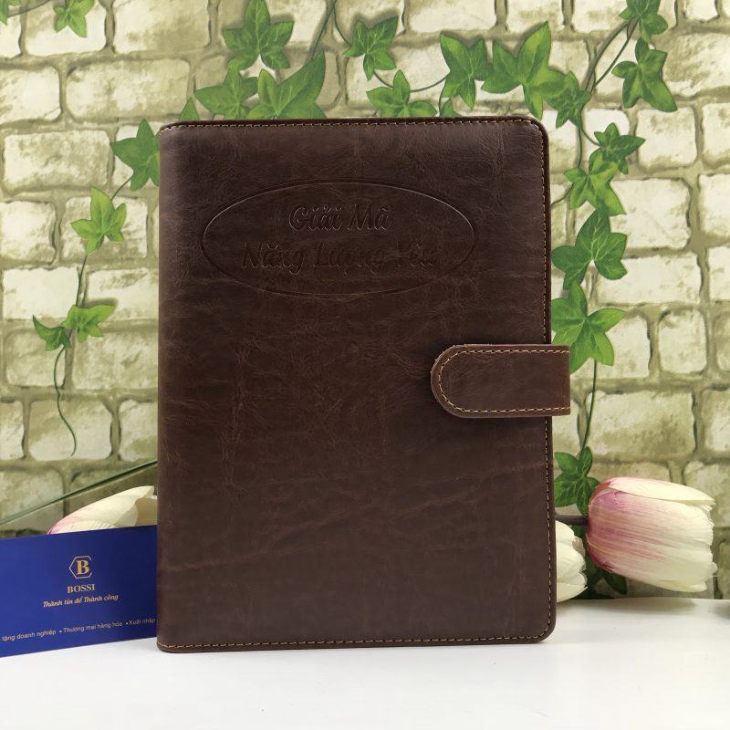 Sổ da A5 gáy còng - Tài Năng Việt - QUÀ TẶNG DOANH NGHIỆP - BOSSIGIFT