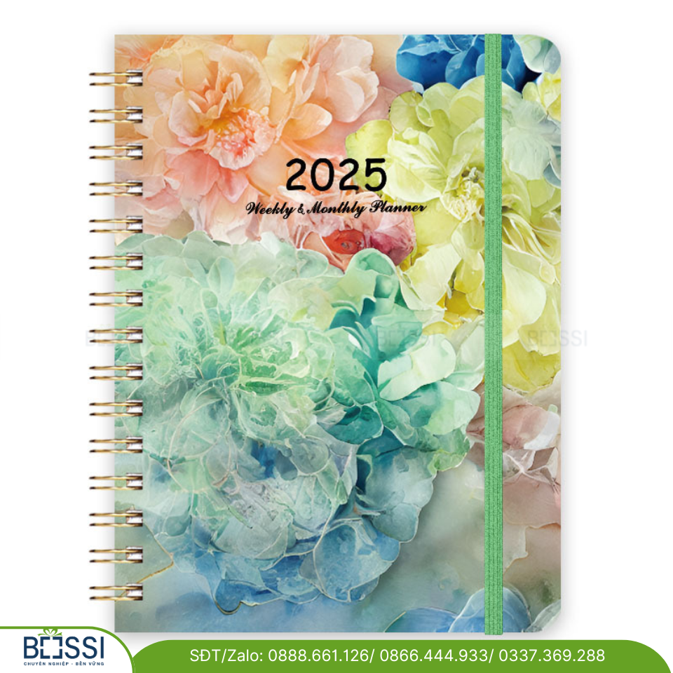 Sổ lịch 2025, sổ tay kế hoạch A5 – KH03