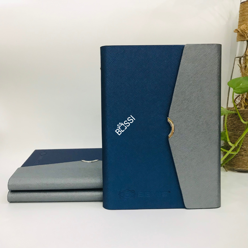 Sổ tay A5 dập chìm logo Bemis